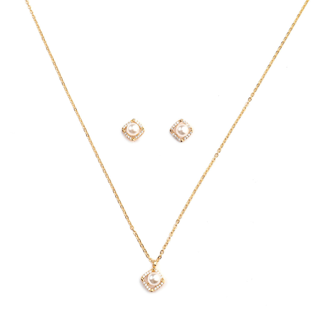 Pearl Dream Necklace and Earrings Set - Salty Accessories