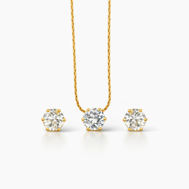 Midnight Orbit Necklace & Stud Set