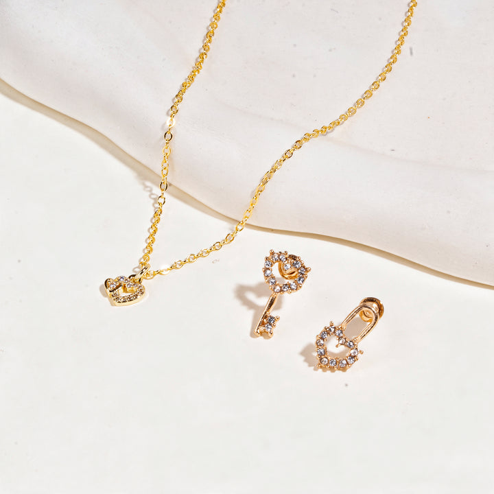 Honey Magic Earrings And Necklace Set