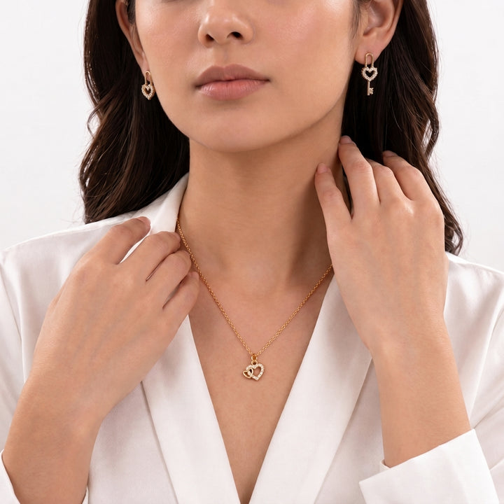Honey Magic Earrings And Necklace Set