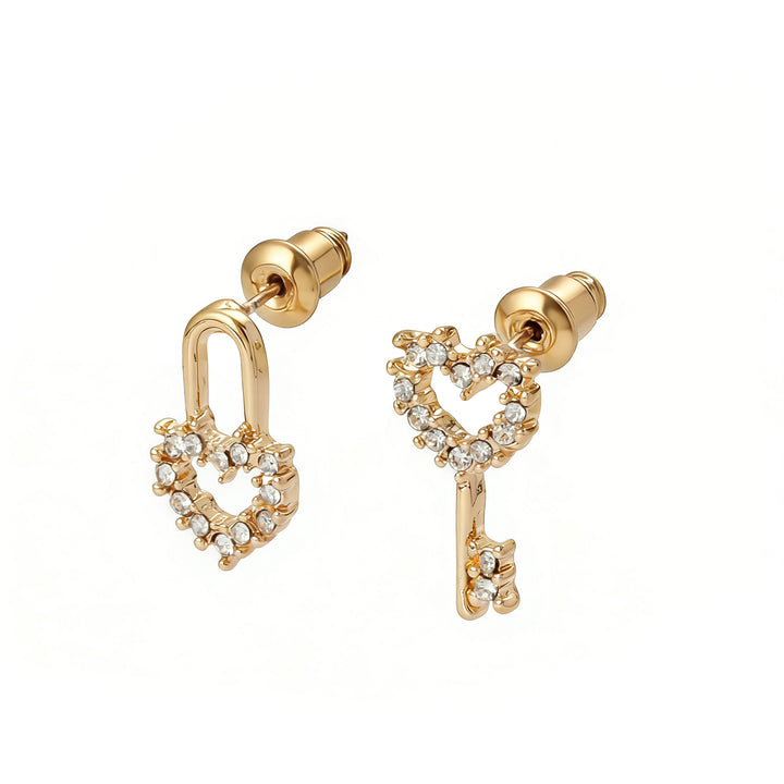 Romantic Lock & Key Earrings - Salty Accessories