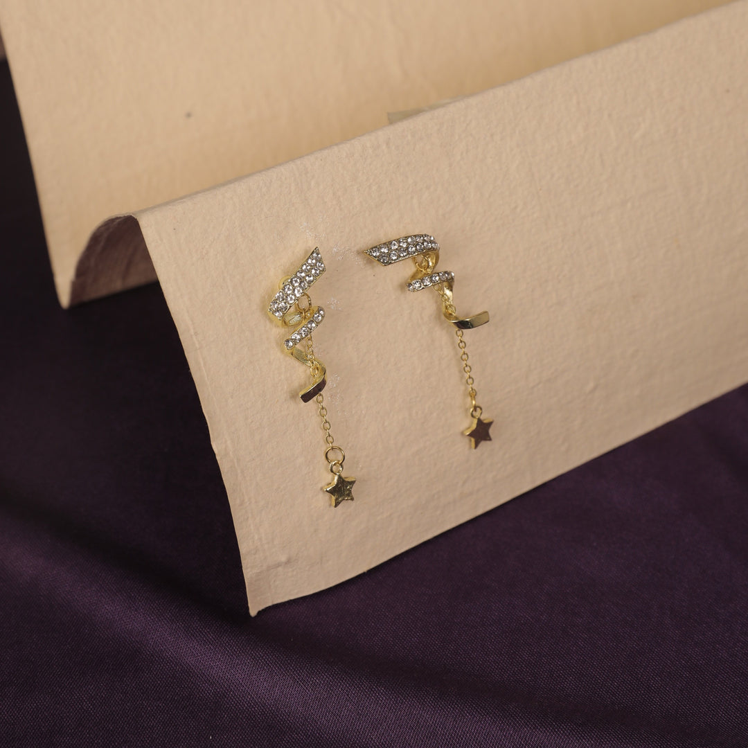 2-In-1 Spiral Wind Chime Earrings - Salty Accessories