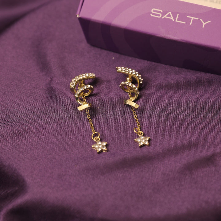 2-In-1 Spiral Wind Chime Earrings - Salty Accessories