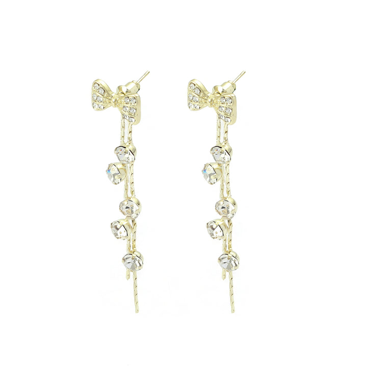 Lusty Bow Tassel Earrings - Salty Accessories
