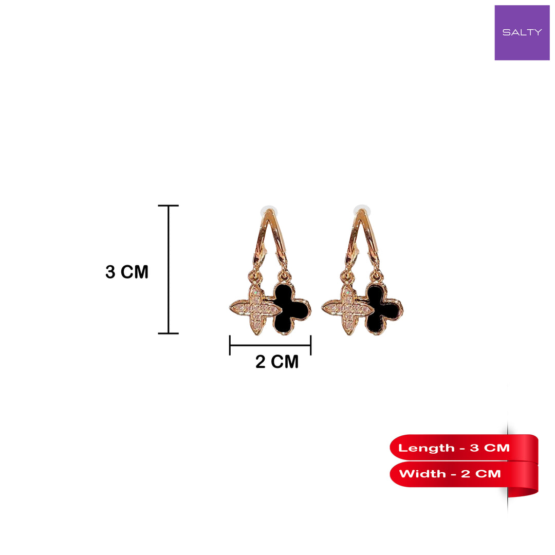 Aureate Clover Whispers Earrings