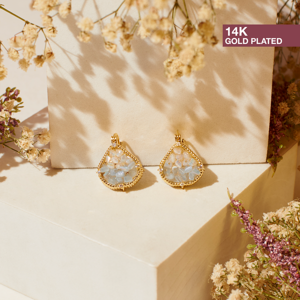 Seeker's Elegance Earrings - Grey