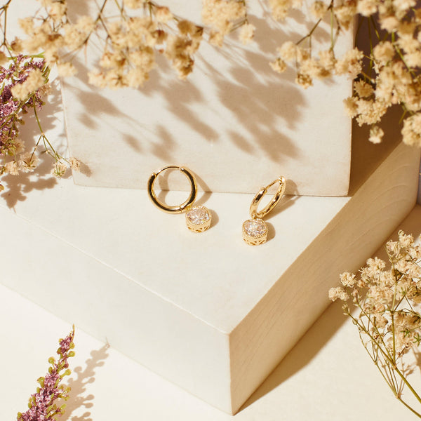 Blush Diamond Earrings