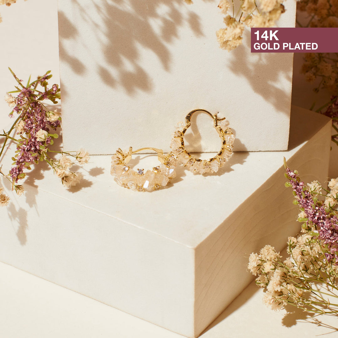 Imperial Elegance Hoops - Salty Accessories