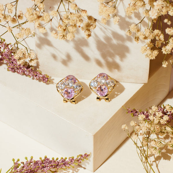 Mosaic Diamond Studs