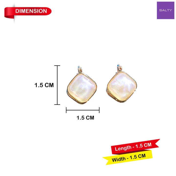 Crystal Mirage Pearl Earrings