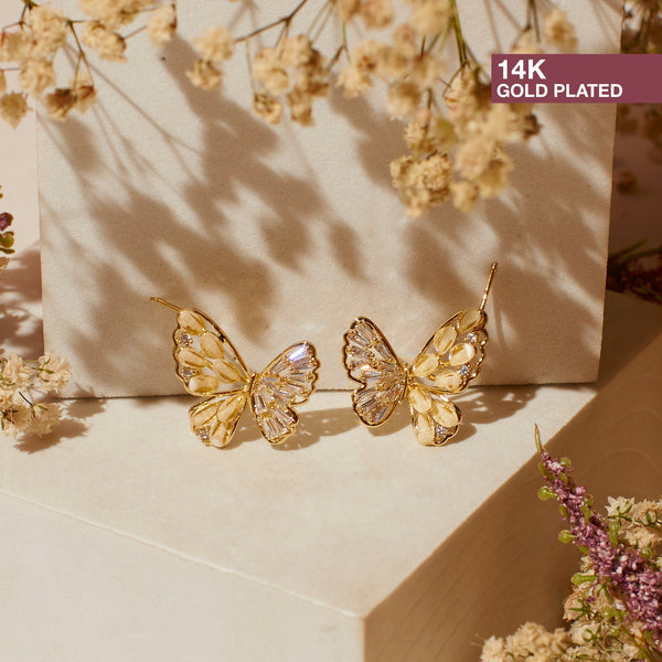 Crystal Fly Earrings