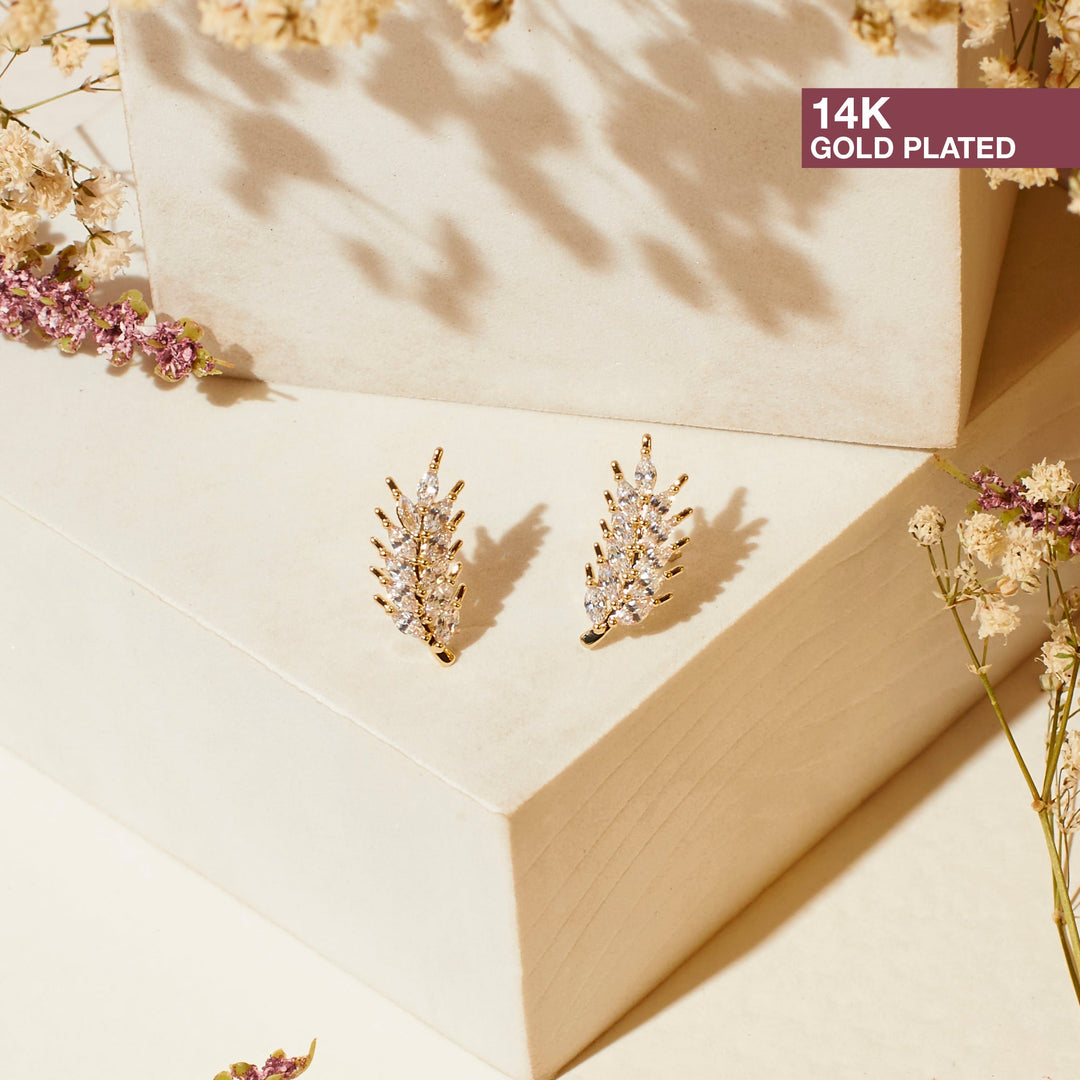 Climbing Flower Earrings - Salty Accessories