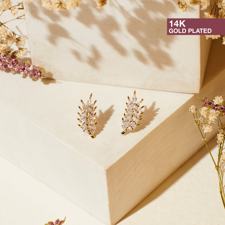 Climbing Flower Earrings - Salty Accessories