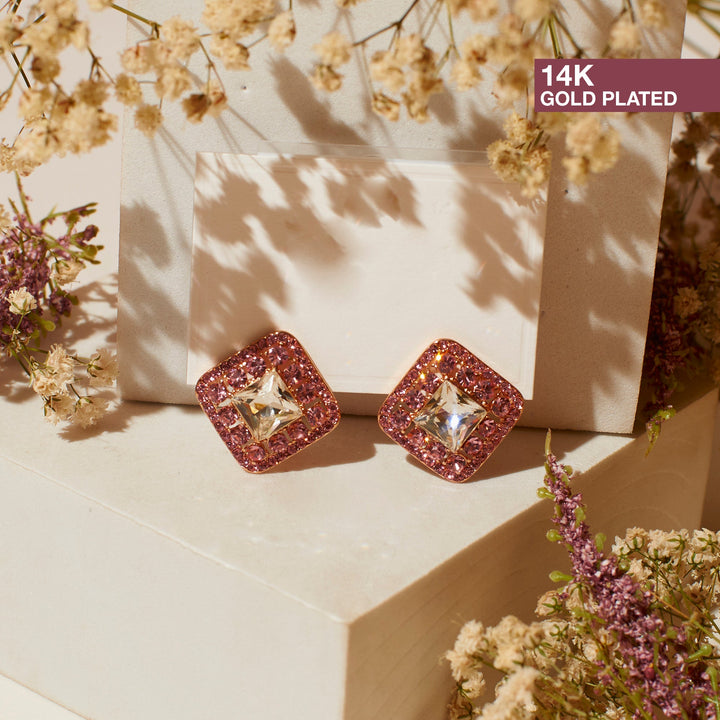 Rosette Radiance Studs - Salty Accessories