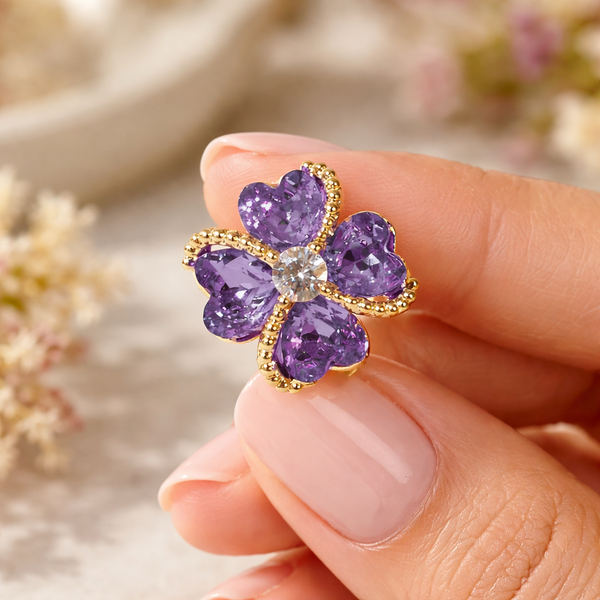 Diamond Daisy Earrings