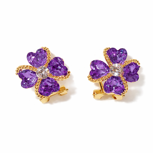 Diamond Daisy Earrings