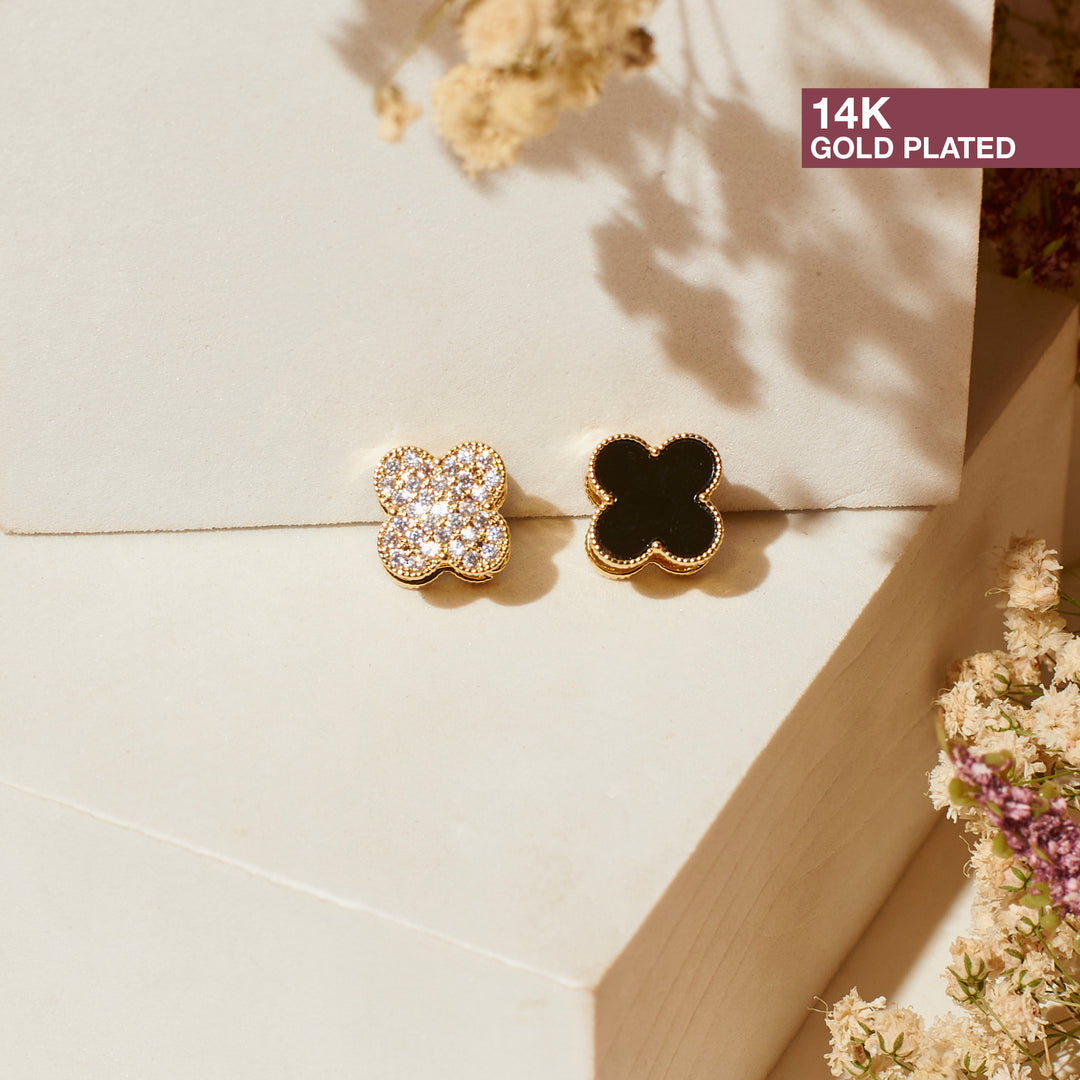 Reversible Chic Clover Studs