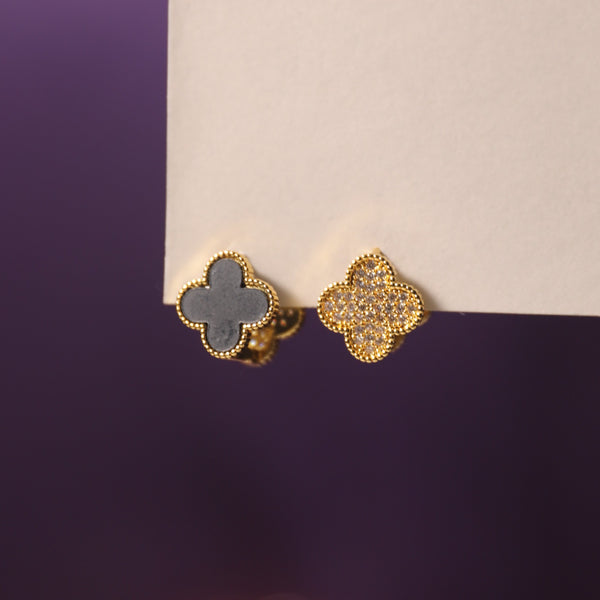 Reversible Chic Clover Studs