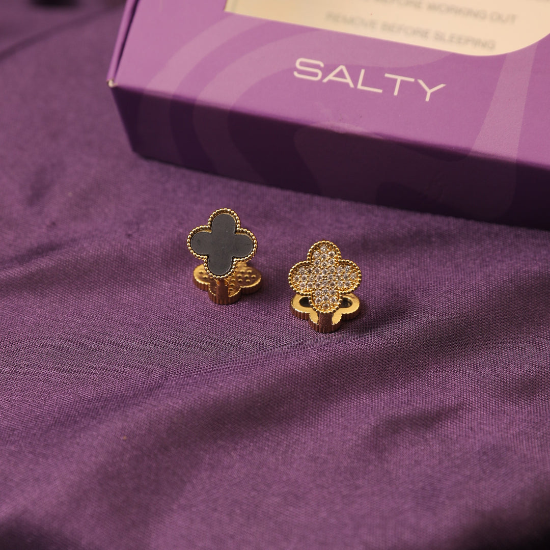 Reversible Chic Clover Studs - Salty Accessories