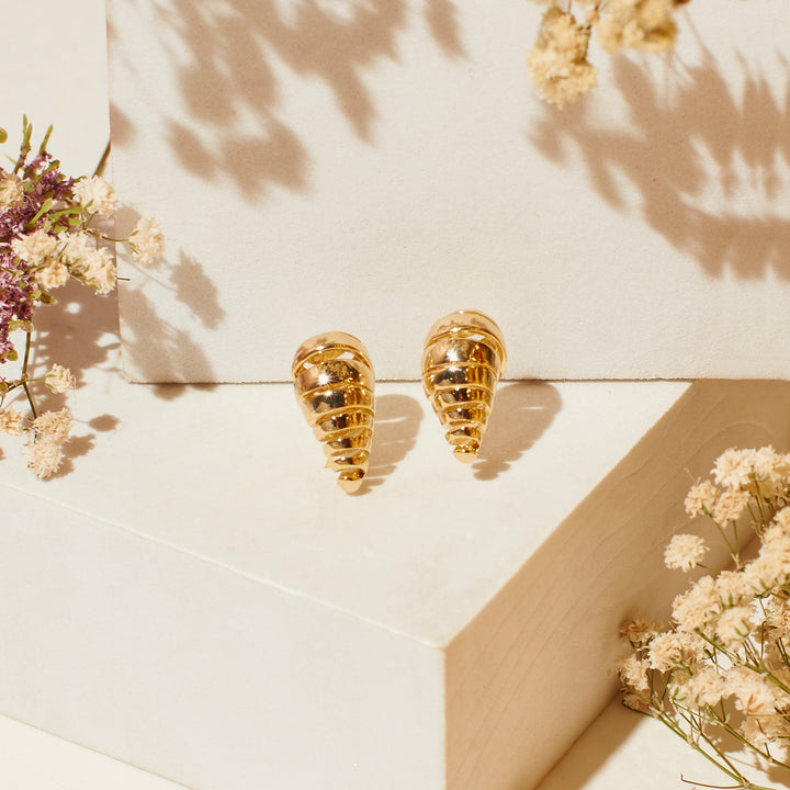 North Star Golden Earrings