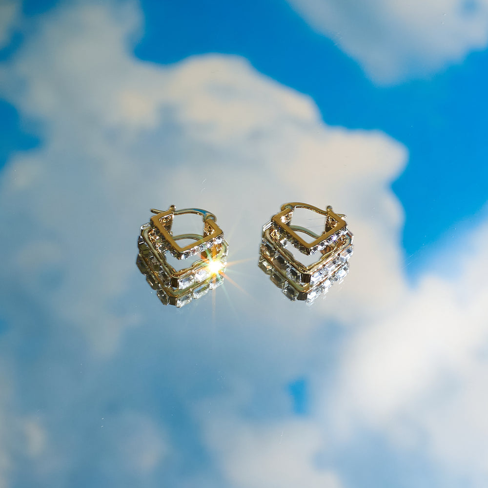 Cosmic Diamond Earrings Salty