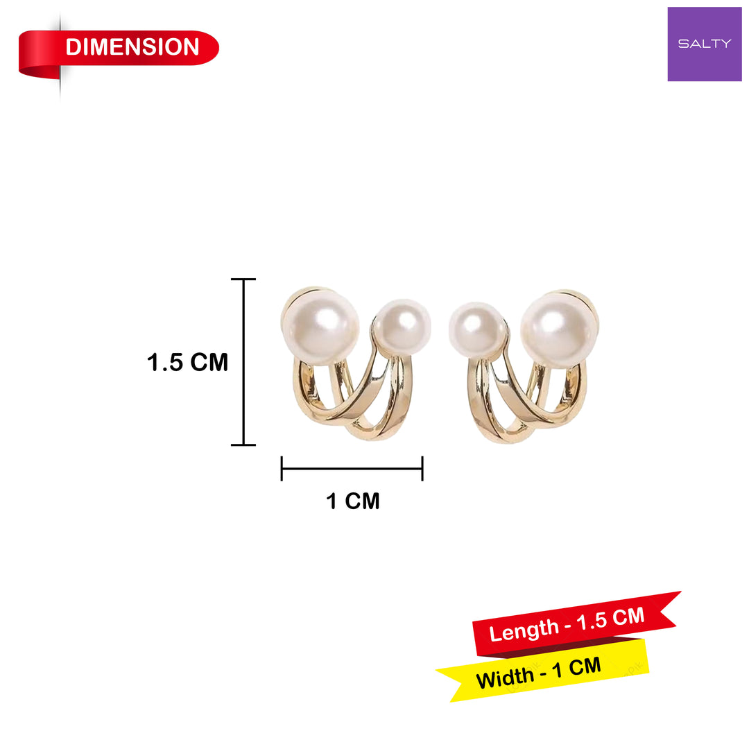 Luna Pearl Drop Earrings - Salty Accessories