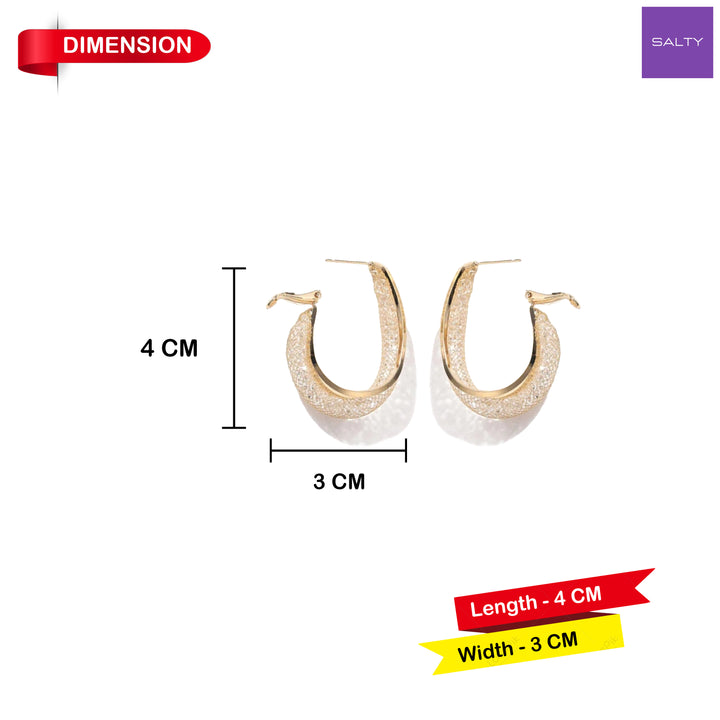 Disco Diva Golden Hoops - Salty Accessories
