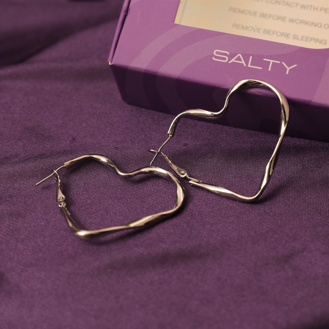 Lovelit Silver Hoops - Salty Accessories