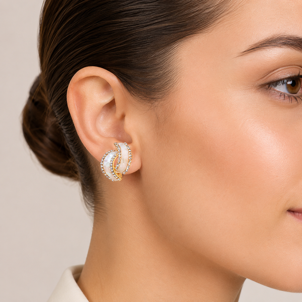 Royal Grace  Stud Earrings