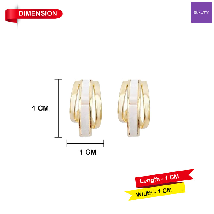 Dazzling Minimal Earrings - Salty Accessories