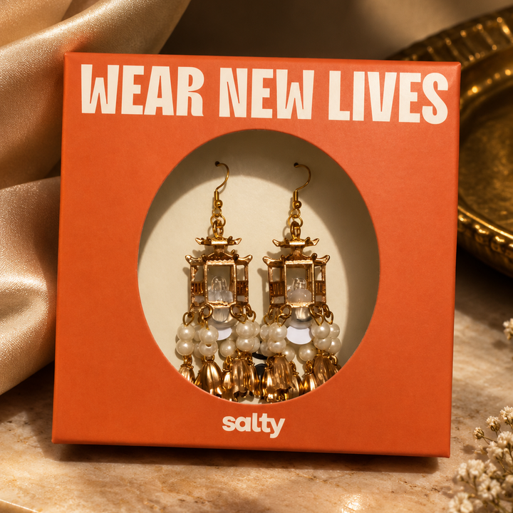 Traditional Lantern LED Earrings
