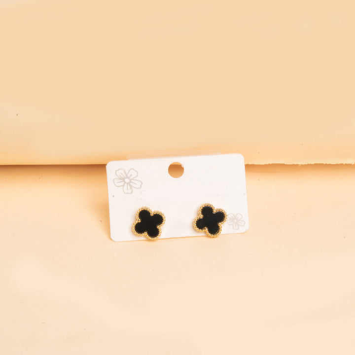 Posh Night Clover Studs