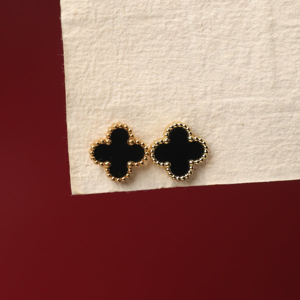 Posh Night Clover Studs