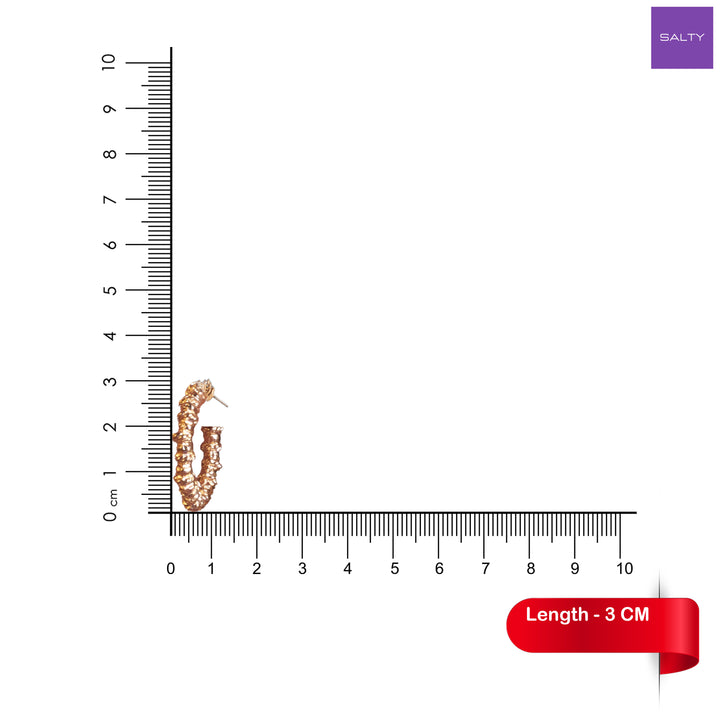 Auric Grins Gold Hoops