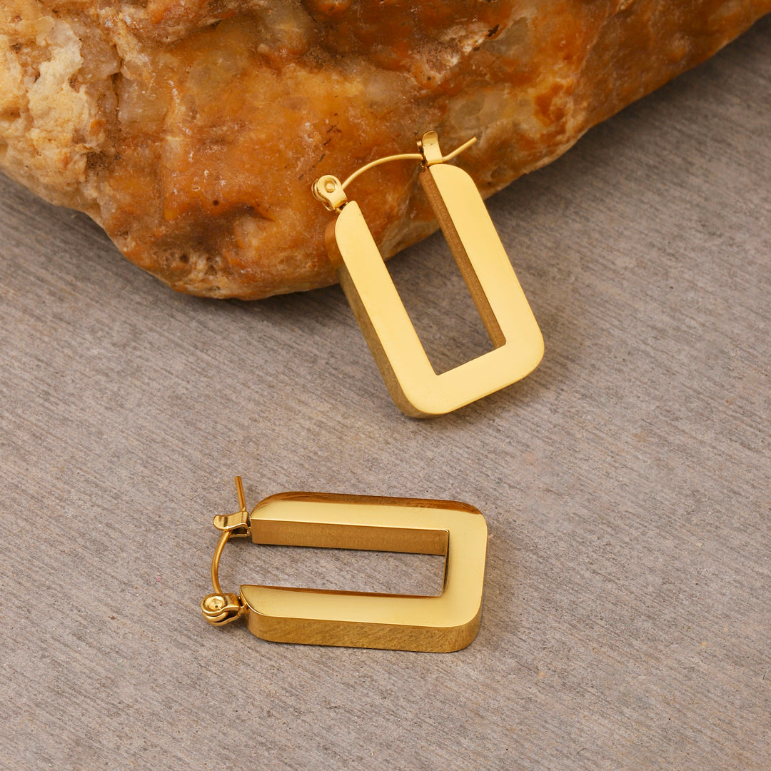 Country Retreat Gold Hoop Earring - Salty Accessories