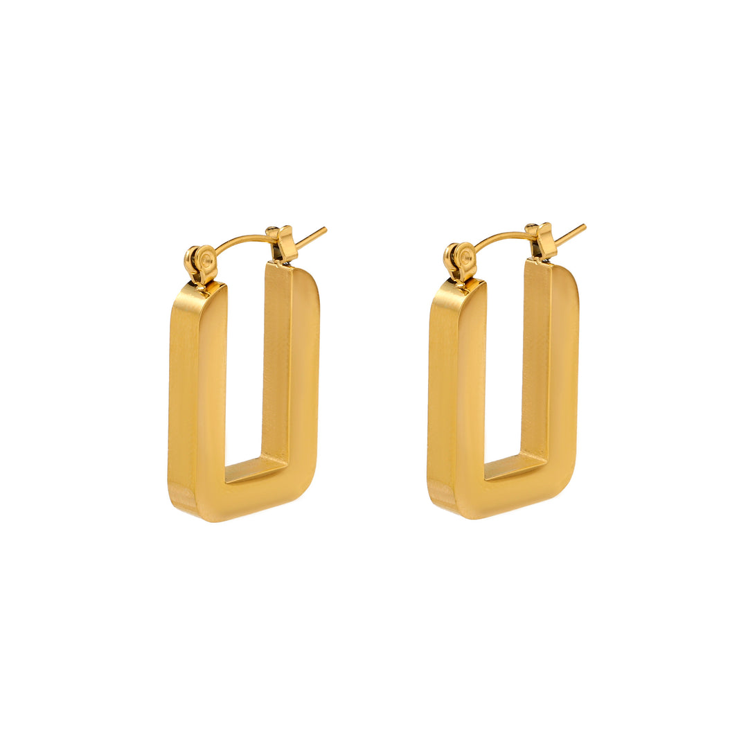 Country Retreat Gold Hoop Earring