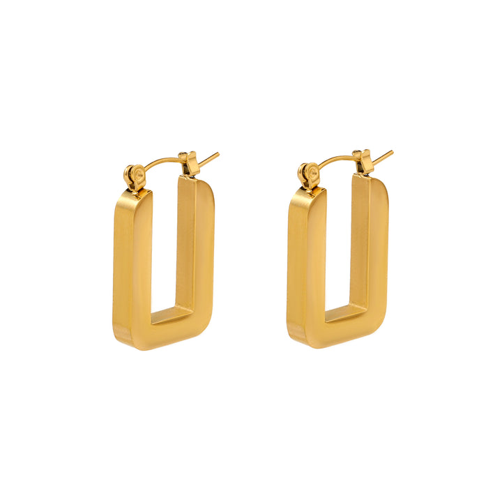 Country Retreat Gold Hoop Earring