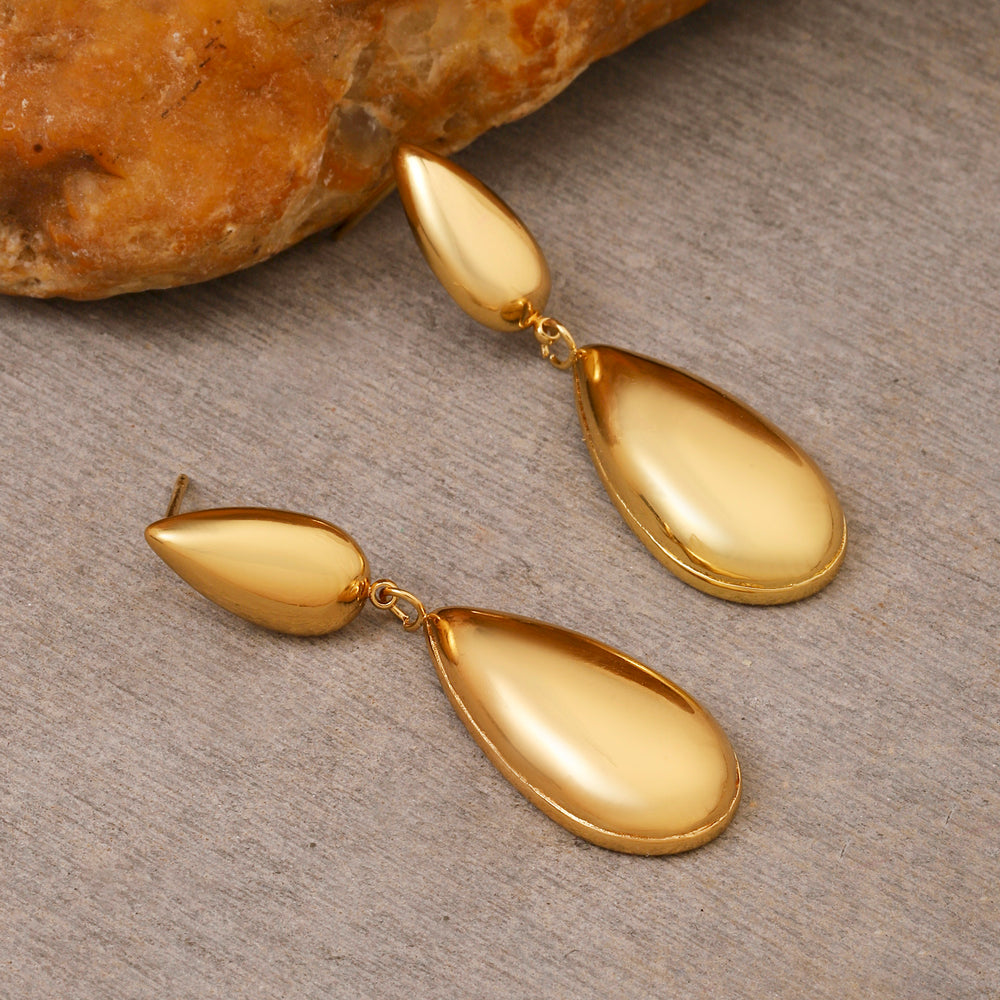 Elated Gold Earring - Salty Accessories