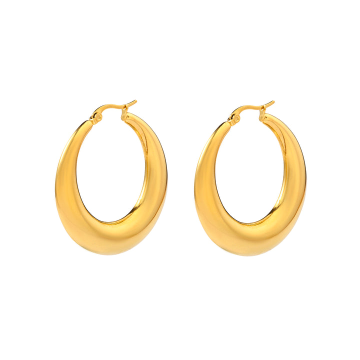 Cherubic Gold Hoop Earring - Salty Accessories