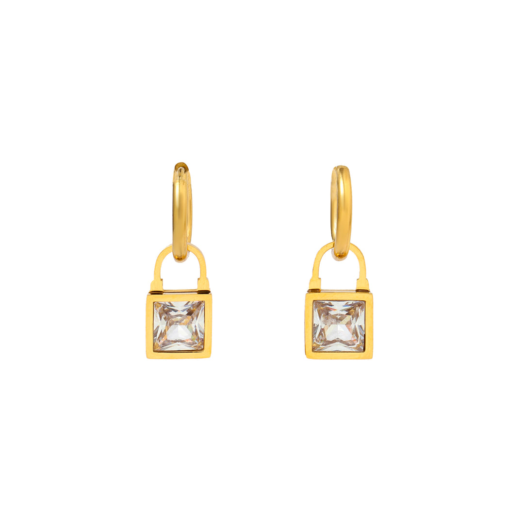 Rhapsodic Gold Earring