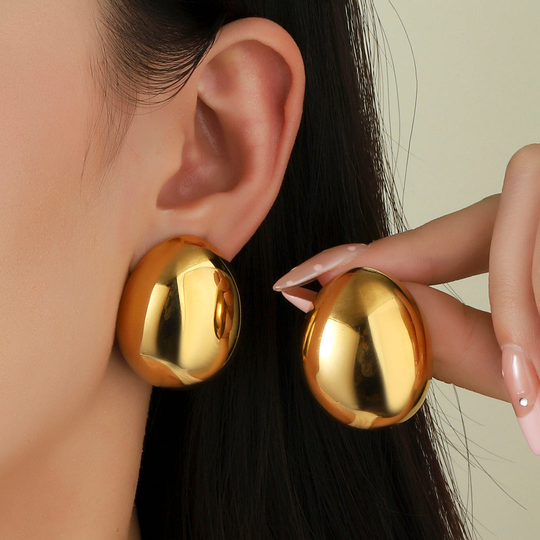 Thriving Solid Gold Earring - Salty Accessories