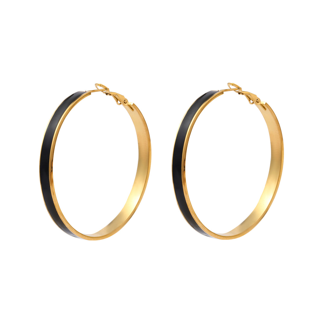 Uplifted Gold Hoop Earring - Salty Accessories