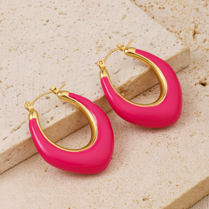 Ardent Pink Gold Earring - Salty Accessories