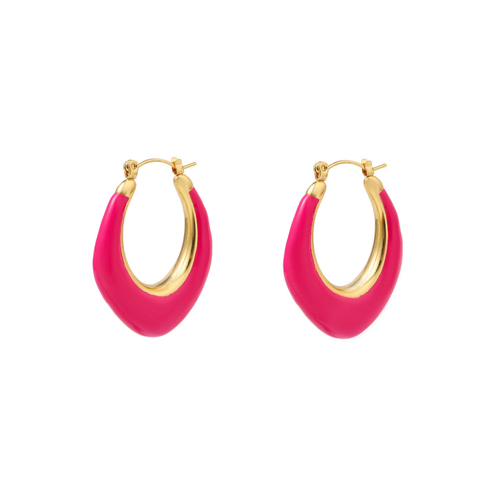 Ardent Pink Gold Earring - Salty Accessories