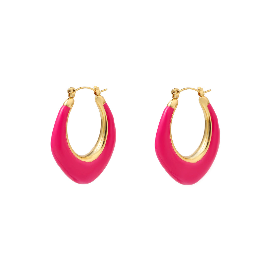 Ardent Pink Gold Earring