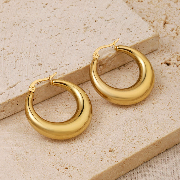 Enrapture Gold Hoop Earring