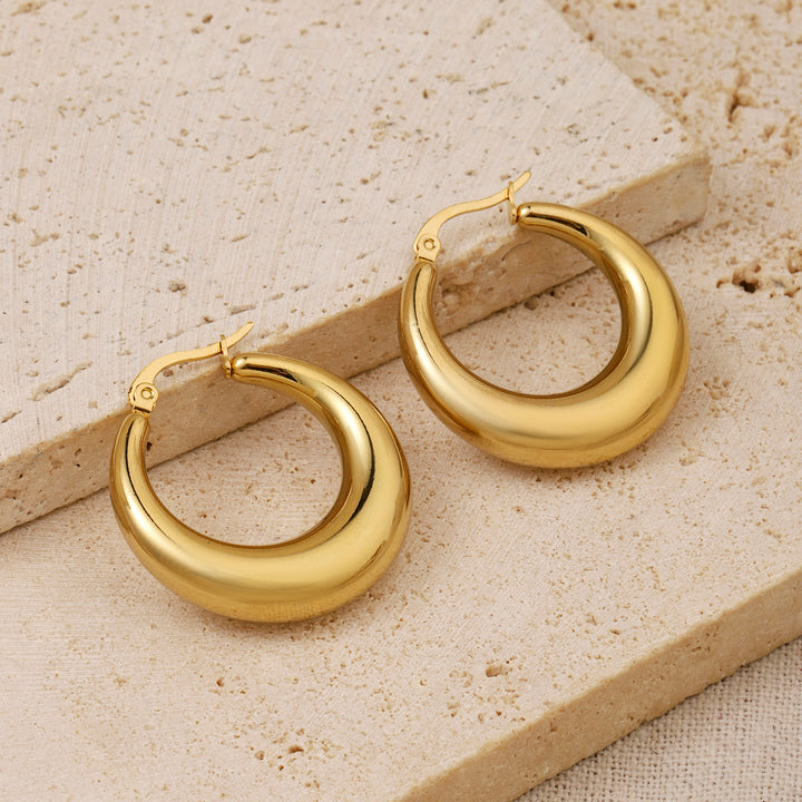 Enrapture Gold Hoop Earring