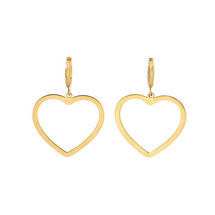 Euphoric Heart Gold Earring - Salty Accessories