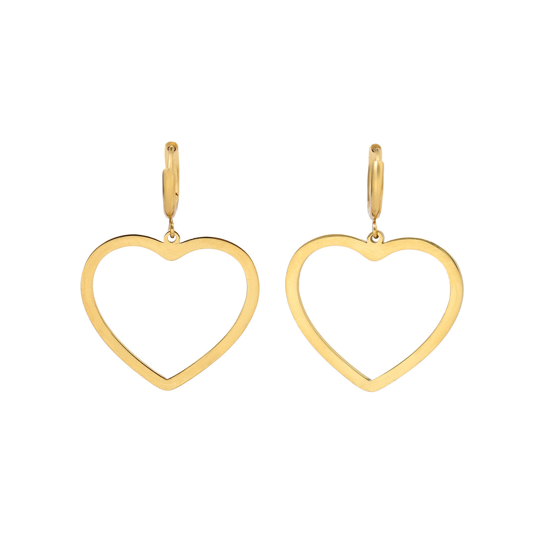 Euphoric Heart Gold Earring