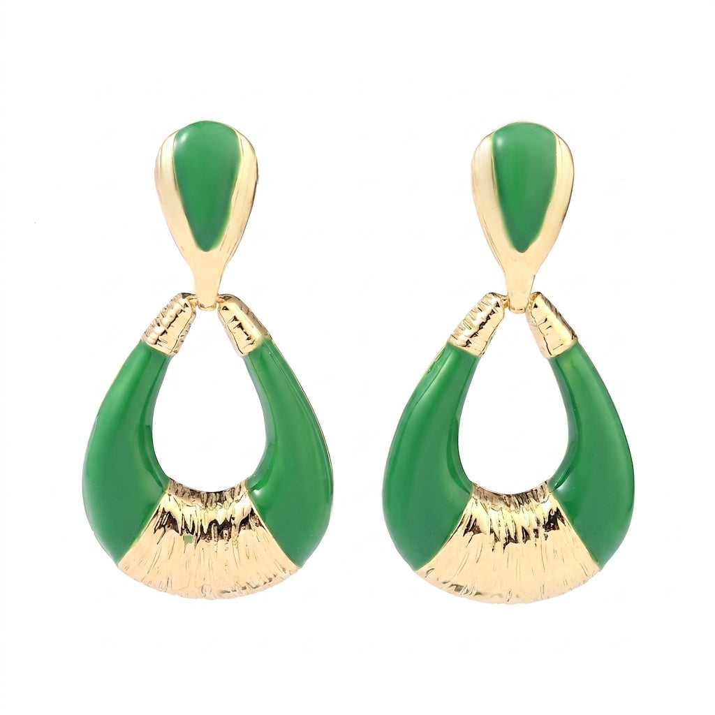 Gilded Luxury Gold Earring